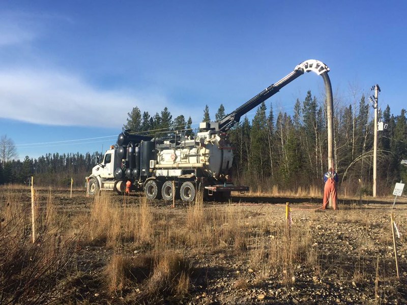 Hydro Excavation Services in Swan Hills Alberta